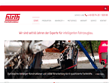 Tablet Screenshot of hirth-anhaenger.de